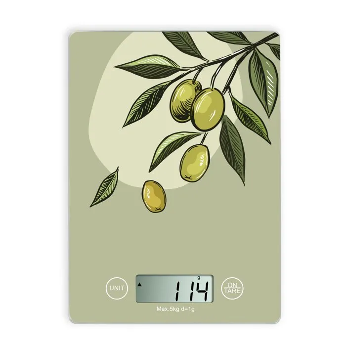 Livoo DOM451OL Balance de cuisine électronique avec plateau en verre Livoo DOM451OL Balance de cuisine électronique avec plateau en verre