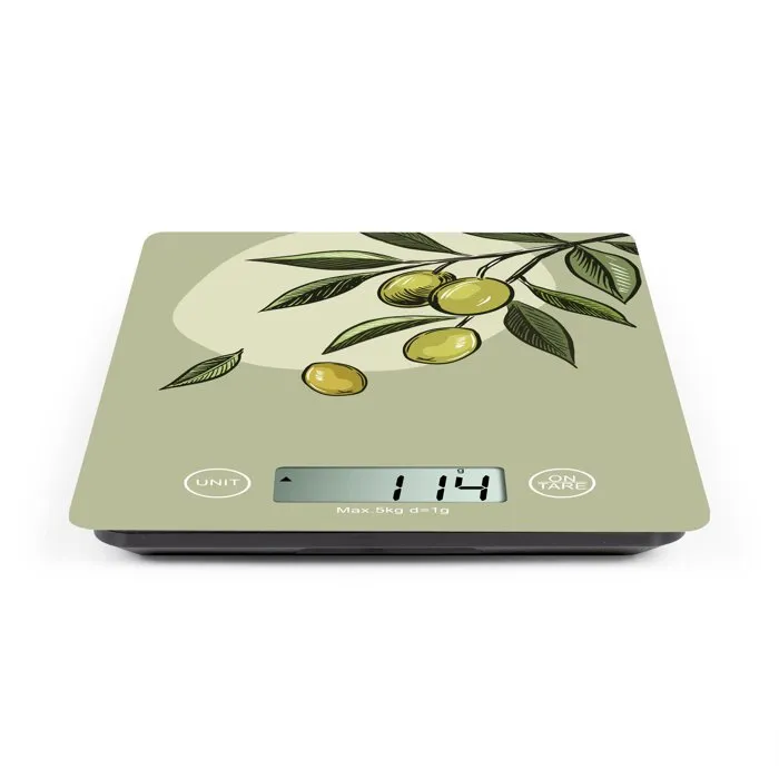 Livoo DOM451OL Balance de cuisine électronique avec plateau en verre Livoo DOM451OL Balance de cuisine électronique avec plateau en verre
