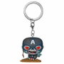 Funko Présentoir 12 Porte-clés Pocket POP! Marvel Zombies Captain America