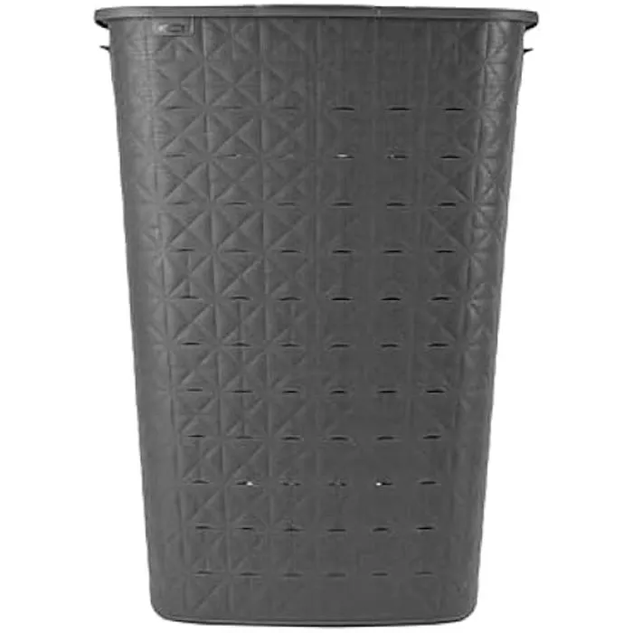 Curver Corbeille à Linge Softex 56L - 70% Matériaux Recyclés - 59 x 43 x 34 cm - Gris Curver Corbeille à Linge Softex 56L - 70% Matériaux Recyclés - 59 x 43 x 34 cm - Gris