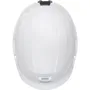 Abus SCATOR - Casque de protection industriel et chantier avec suspension 6 points PowerTriangle, réglage hauteur, serre-nuque, visière, blanc polaire