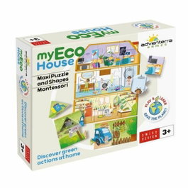 Adventerra My Eco House - Puzzle Montessori de construction