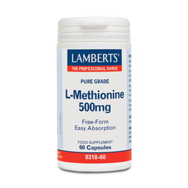 LAMBERTS L-Metionina 500 mg, 60 capsules