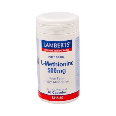 Lamberts L-Méthionine 500 mg 60 capsules
