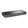 TP-Link TL-SL1218MP Switch Gigabit 16 ports PoE+ 10/100 Mbps, 2 ports Gigabit RJ45 + 2 slots SFP, 250 W, Montage rack