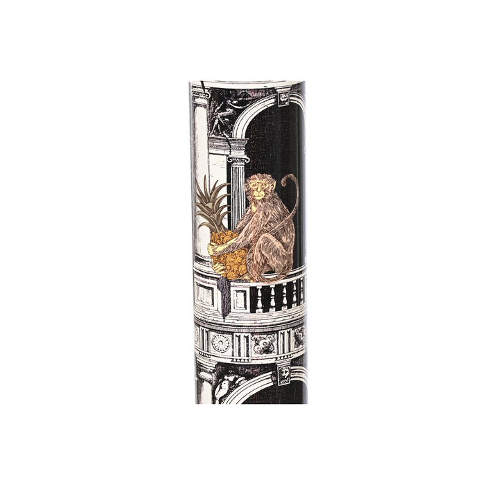 Home ESPRIT Lampadaire Blanc Noir Doré Métal Porcelaine