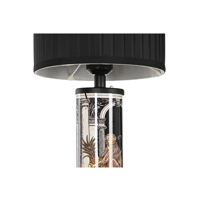 Home ESPRIT Lampadaire Blanc Noir Doré Métal Porcelaine