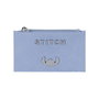 Karactermania - Porte-cartes et porte-monnaie slim Lilo et Stitch en acier - 5 compartiments pour cartes, 1 pour monnaie - PVC/polyester - Dimensions : 0,5 x 14 x 8 cm - Bleu