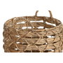 Home ESPRIT Set de 3 paniers en métal et jacinthe d'eau Naturel