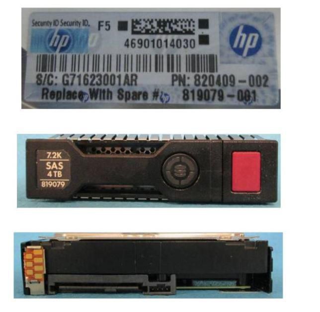Hewlett Packard Enterprise 4 To SAS 12 Gb/s 7200 rpm 3,5" LFF