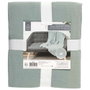 Home Deco Factory Plaid en gaze de coton vert 120x150 cm