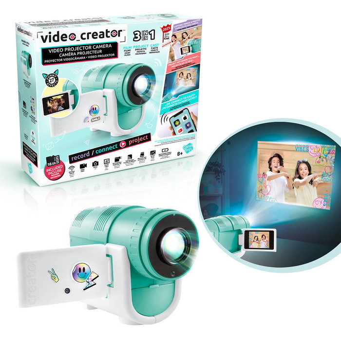 Canal Toys Caméra Projecteur 3 en 1 Video Creator CLK 039