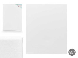 Pincello Lienzo Blanc 50 x 70 cm Toile pour Peinture Châssis en Bois (Set de 18)
