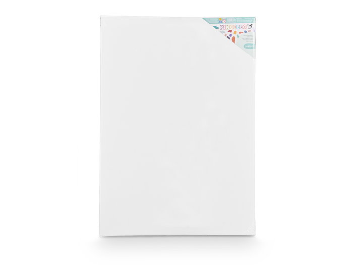 Pincello Lienzo Blanc 50 x 70 cm Toile pour Peinture Châssis en Bois (Set de 18) Pincello Lienzo Blanc 50 x 70 cm Toile pour Peinture Châssis en Bois (Set de 18)