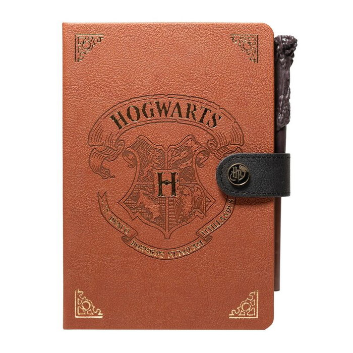 Grupo Erik Carnet Premium Harry Potter A5 avec Stylo Baguette Magique