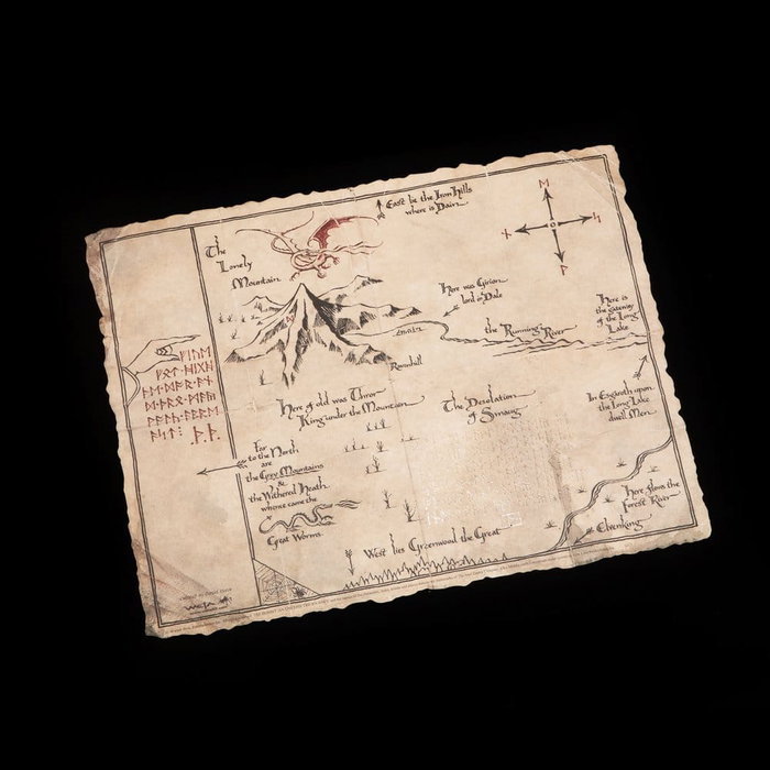 Weta Workshop Le Hobbit Impression Art Print Thorin's Map 40 x 30 cm Weta Workshop Le Hobbit Impression Art Print Thorin's Map 40 x 30 cm