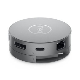 Dell DA310 - Adaptateur USB-C 7-en-1 Multiport Compact avec Passerelle 90W - 2 x USB-A 3.2, USB-C 3.2, HDMI 2.0, DisplayPort, VGA, RJ-45 - Pour Ordinateur Portable