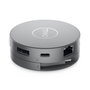 Dell DA310 - Adaptateur USB-C 7-en-1 Multiport Compact avec Passerelle 90W - 2 x USB-A 3.2, USB-C 3.2, HDMI 2.0, DisplayPort, VGA, RJ-45 - Pour Ordinateur Portable