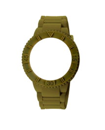 Watxandco Correa en silicone vert 43mm