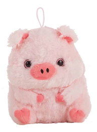 Creaciones Llopis Cerdito Bolita - Peluche cochon boule de 50 cm en polyester - Jouet pour bébé