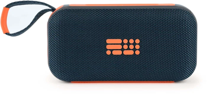 Bigben Party - Enceinte Bluetooth portable lumineuse à LED - Bleu et orange