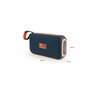 Bigben Party Enceinte Bluetooth Lumineuse Bleu et Orange