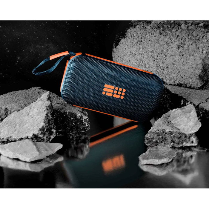 Bigben Party Enceinte Bluetooth Lumineuse Bleu et Orange