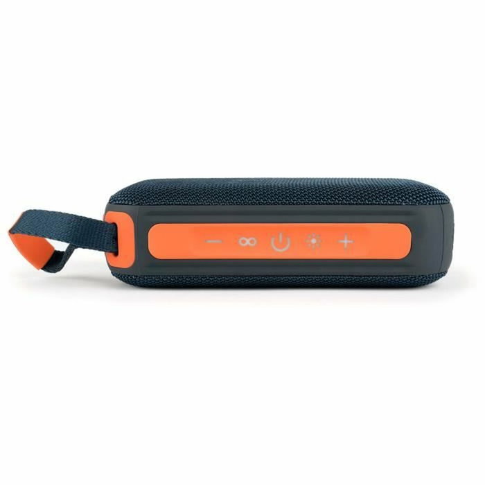 Bigben Party Enceinte Bluetooth Lumineuse Bleu et Orange