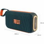 Bigben Party Enceinte Bluetooth Lumineuse Bleu et Orange