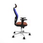 Piqueras y Crespo Chaise de Bureau 2D086N2 Bleu Marron