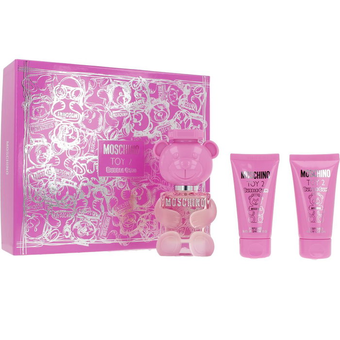 Moschino Coffret Cadeau TOY 2 Eau de Toilette Vaporisateur 50ml, Gel Douche 50ml, Lait Corps 50ml Femme