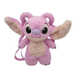 Cerdá Sac en peluche Stitch et Angel rose