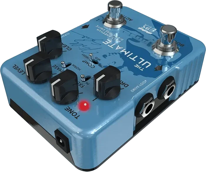 EBS Billy Sheehan Ultimate Signature Drive Pédale de basse overdrive avec compression et boucles d'effets