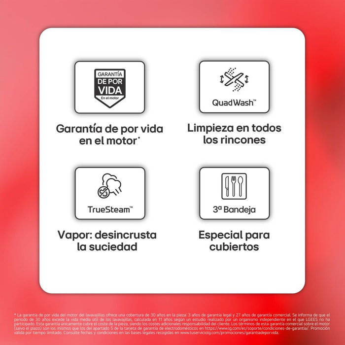 Lave-vaisselle LG DF375HWS 60 cm Blanc