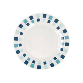 Assiette à dessert Quid Simetric Bleu Céramique 19 cm (12 Unités)