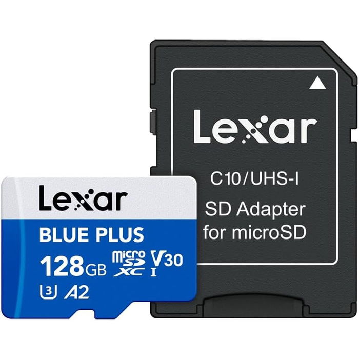 Carte Mémoire Micro SD avec Adaptateur Lexar LMSBLPL128G-BNANG 128 GB