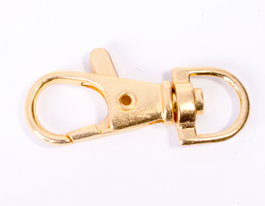 Innspiro Lot de 2 fermoirs mousqueton dorés 13,7 x 37,9 mm