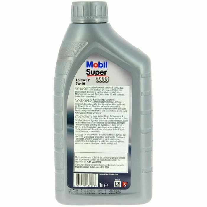 Mobil Super 3000 Formula-P 5W-30 Synthétique 1 L
