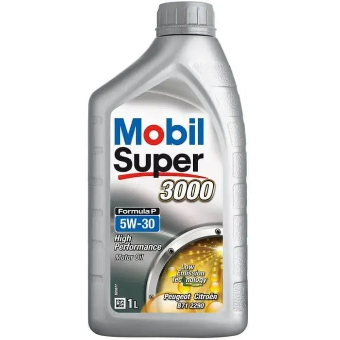 Mobil Super 3000 Formula-P Huile moteur synthétique 5W-30 1L Haute performance ACEA C2 API SN Mobil Super 3000 Formula-P Huile moteur synthétique 5W-30 1L Haute performance ACEA C2 API SN