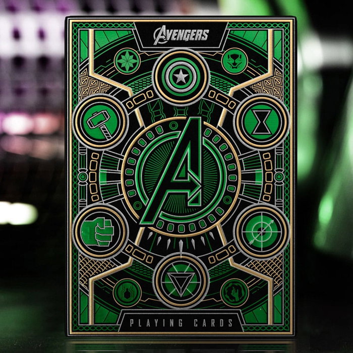 Avengers - The Infinity Saga jeu de cartes à jouer Green Version Avengers - The Infinity Saga jeu de cartes à jouer Green Version