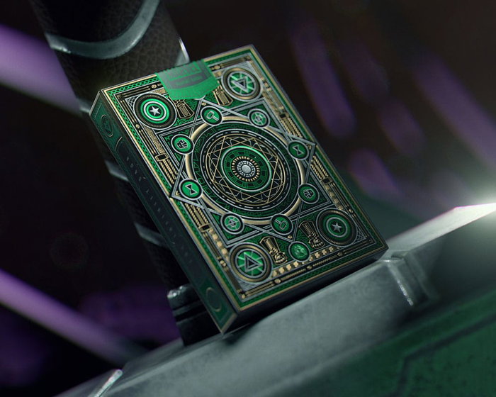 Avengers - The Infinity Saga jeu de cartes à jouer Green Version Avengers - The Infinity Saga jeu de cartes à jouer Green Version