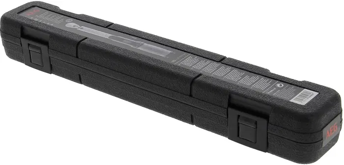 AEG Clé dynamométrique à couple réglable de 21 à 119 NM, carré de 1/2'', 39 cm, affichage direct, en acier chrome-vanadium, avec coffret rigide