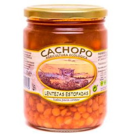 CACHOPO LENTEJAS estofadas 445gr. ECO