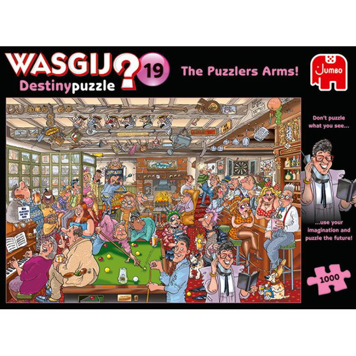Jumbo Wasgij Destiny 19 - Puzzle 1000 pièces 'Die Kneipe - Im Eck' - Réf. 19166
