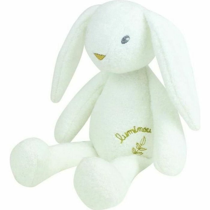 Jemini LUMINOU Peluche lumineuse lapin blanc +/- 30 cm