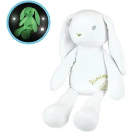 Jemini LUMINOU - Peluche lapin lumineuse enfant - 30 cm - Anti peur du noir - Rechargeable