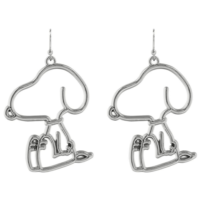 PEERS HARDY Boucles d'oreilles Snoopy argentées