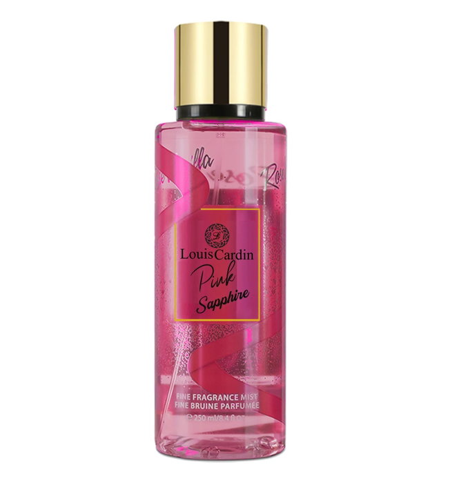 Louis Cardin Pink Sapphire Spray corporel pour femmes 250 ml Louis Cardin Pink Sapphire Spray corporel pour femmes 250 ml