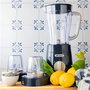 Ariete 576/03 Batidora de Vaso Breakfast Graphite - Blender de Cuisine avec 4 Lames en Acier Inoxydable, 2 Vitesses et Fonction Pulse