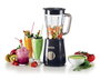 Ariete 576/03 Batidora de Vaso Breakfast Graphite - Blender de Cuisine avec 4 Lames en Acier Inoxydable, 2 Vitesses et Fonction Pulse
